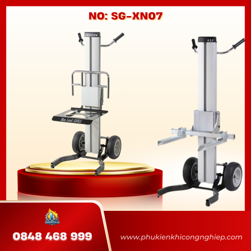 Xe Nâng Hàng Gọn Nhẹ Tời Tay Cao 1-3 Mét