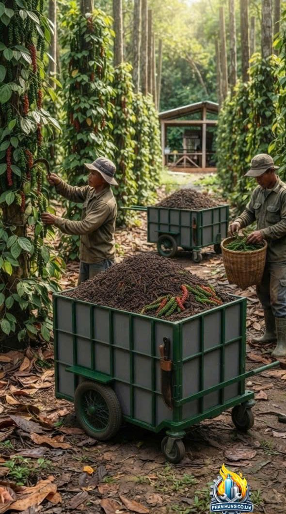 Xe kéo XK02 Trong Thu Hoạch