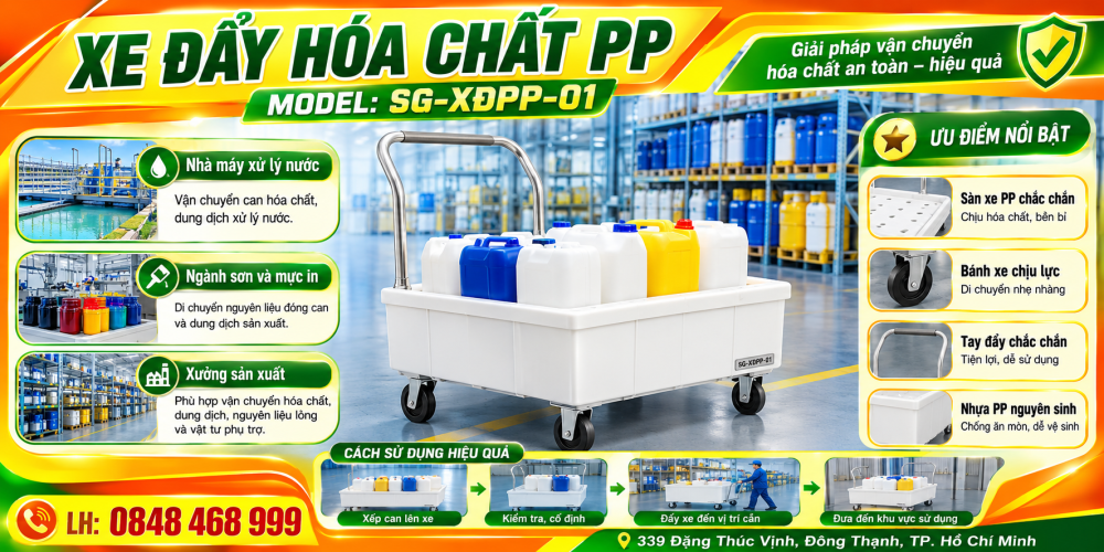 PHAN HƯNG XE ĐẨY HÓA CHẤT